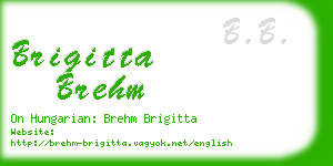 brigitta brehm business card